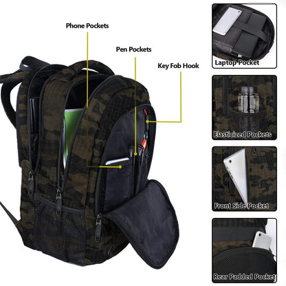 Laptop Rucksack 15,6 Zoll USB-Ladeanschluss Wasserdicht Backpack