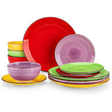 Dessertteller Set 6tlg Ø21cm Steingut mikrowellengeeignet