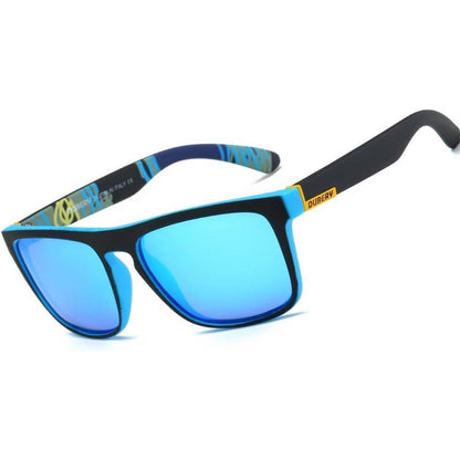 Polarisierte Sonnenbrille Herren Damen UV400 Retro Vintage Blau