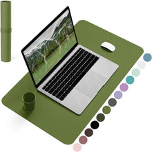 Großes Office-Mousepad Leder Wildleder Rutschfest 60x35cm