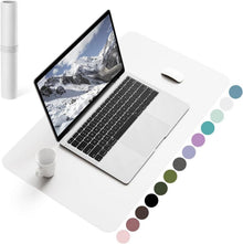 Großes Mousepad mit Leder & Rutschfestem