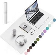 Großes Mousepad Schreibtischunterlage mit Leder 80x40cm