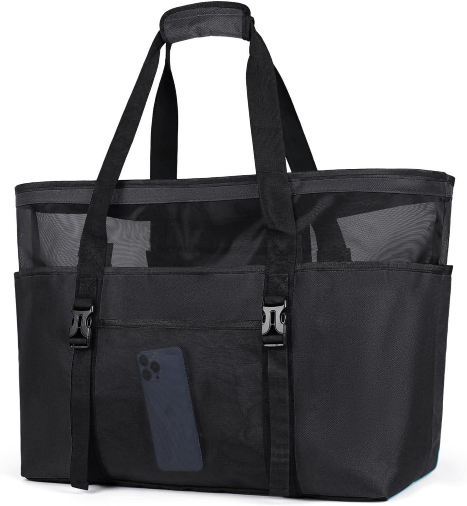 Strandtasche XXL mit Reißverschluss Wasserdicht Faltbar