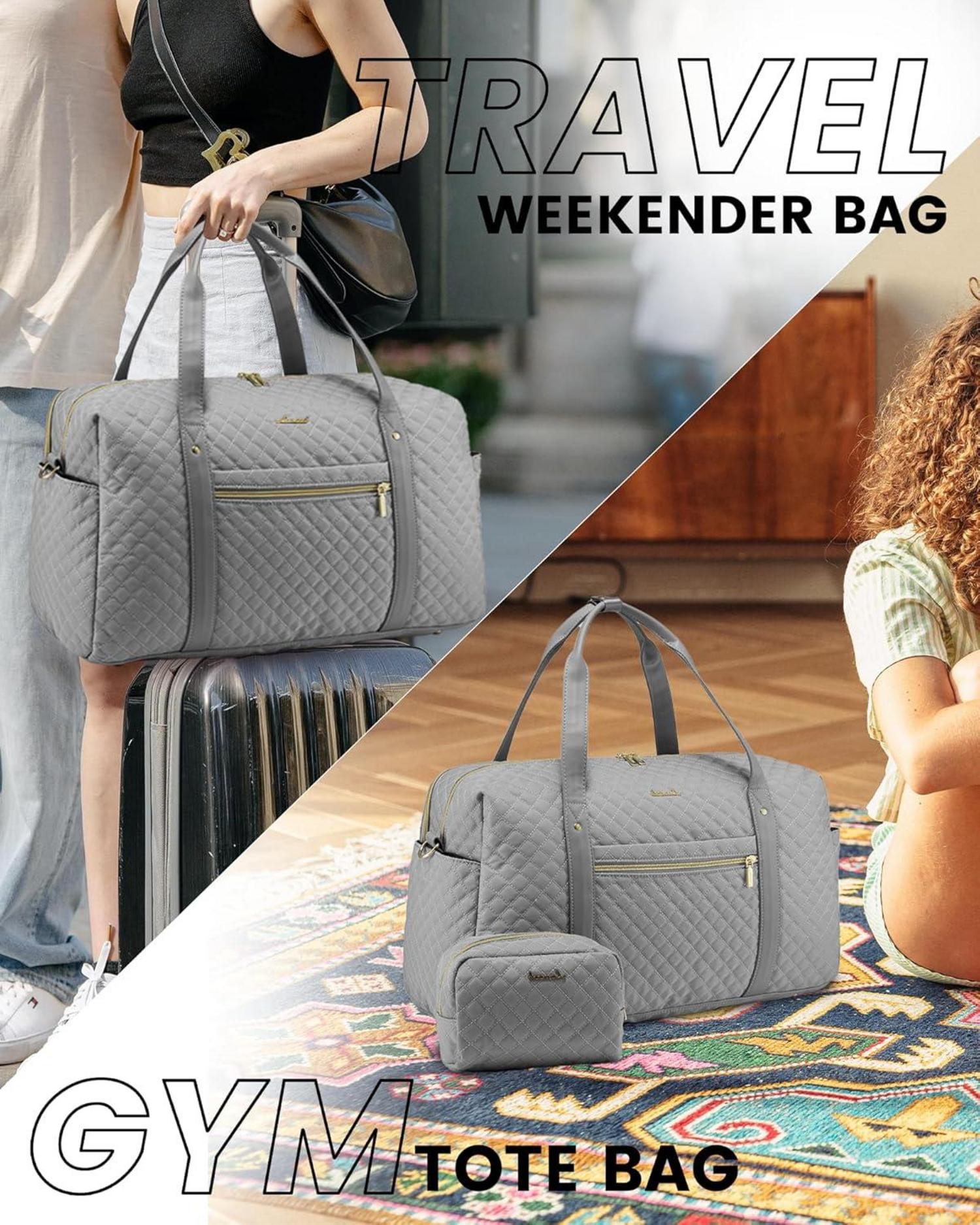 Große LOVEVOOK Reisetasche Damen Sporttasche mit Laptopfach