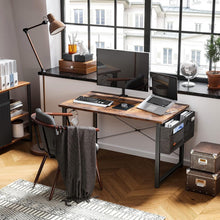 ODK Schreibtisch 120x50cm Braun Bürotisch Holz mit
