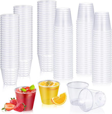 150er Set Plastik Schnapsgläser 30ml transparent wiederverwendbarer
