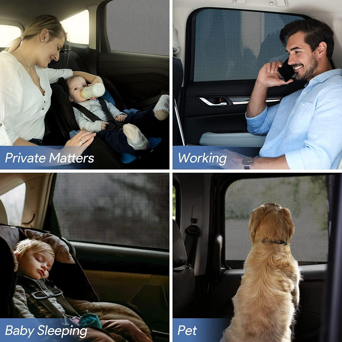 Auto Sonnenschutz Baby UV Schutz Sonnenblende Kinder Universalrechtsgültig