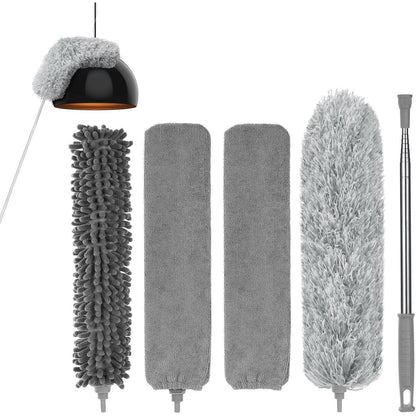 Teleskop Staubwedel Set 7-teilig bis 243cm, biegsam