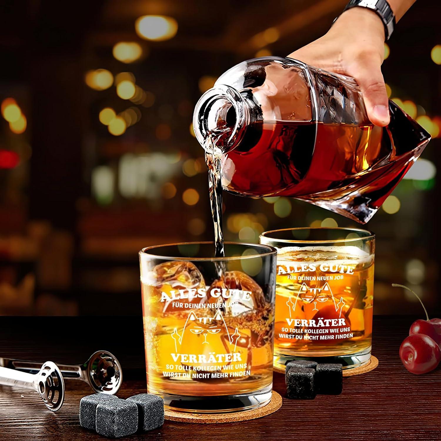 Whiskeyglas 300ML Abschiedsgeschenk Kollegen Neuer Job