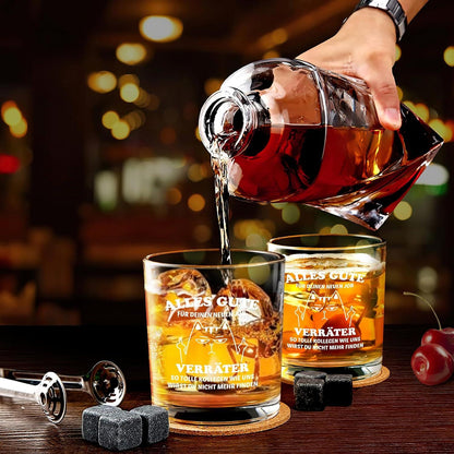Whiskeyglas 300ML Abschiedsgeschenk Kollegen Neuer Job