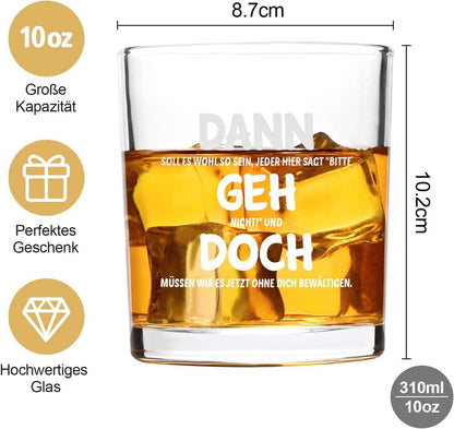 Whiskeyglas Abschiedsgeschenk Kollegen 300ml - Personalisiert & Hochwertig