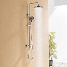 Moderne Regendusche mit Höhenverstellung, 3 Funktionen Handbrause