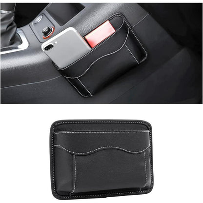 CGEAMDY Autositz Seitentasche Leder