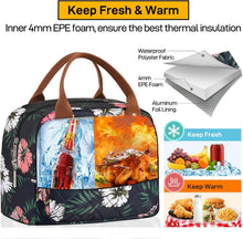 Isolierte Lunchtasche für Frauen Männer Arbeit Kühltasche