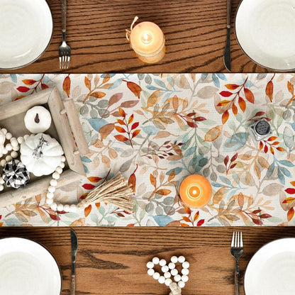 Artoid Mode Herbst Blätter Tischläufer 40x240 cm - Dekoration für Küche, Party & Urlaub