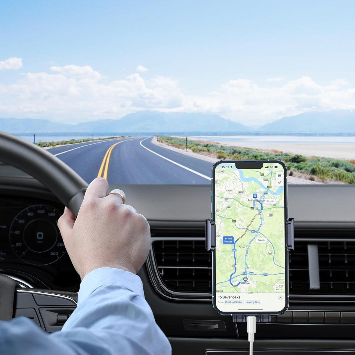 Handyhalterung Auto Lüftung 360° Drehbar – Stabil & Einhandbedienung