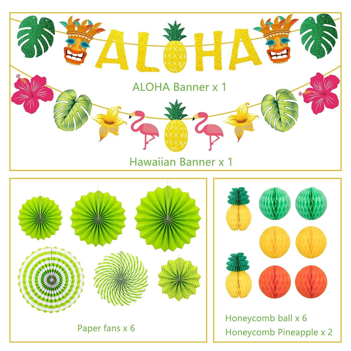 Hawaiianische Tropische Party Dekorationen Sommer Urlaub