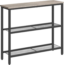 Schmaler Konsolentisch Metallgestell Industrie-Design Eingang Flur