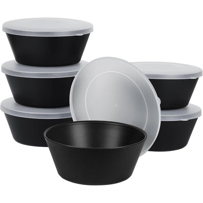 6x Schüssel Set mit Deckel – 710ml, Bruchsicher & Spülmaschinenfest