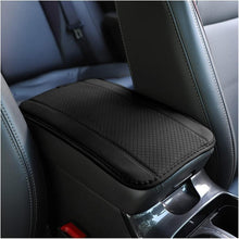Leder Armlehnenkissen Mittelkonsole Auto Schwarz