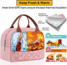 Isolierte Lunchtasche Rosa für Arbeit Picknick Geschenk