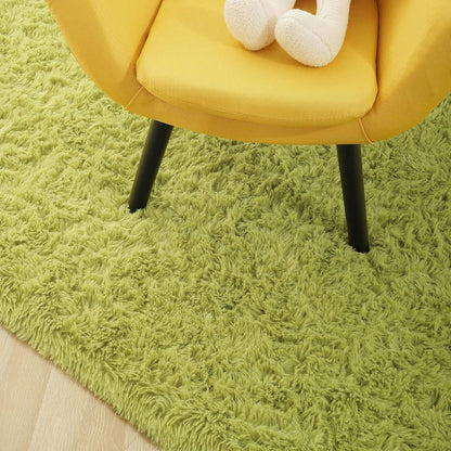Weicher Hochflor Shaggy Teppich Grün 160x230 cm