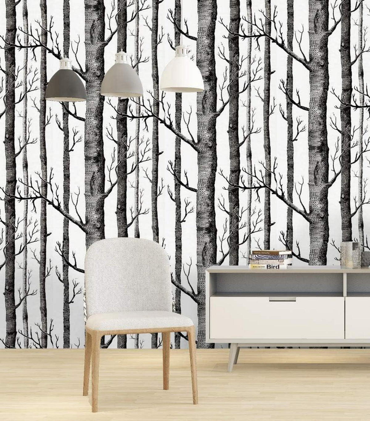 Selbstklebende Tapete Baum PVC Wandaufkleber 44x300cm