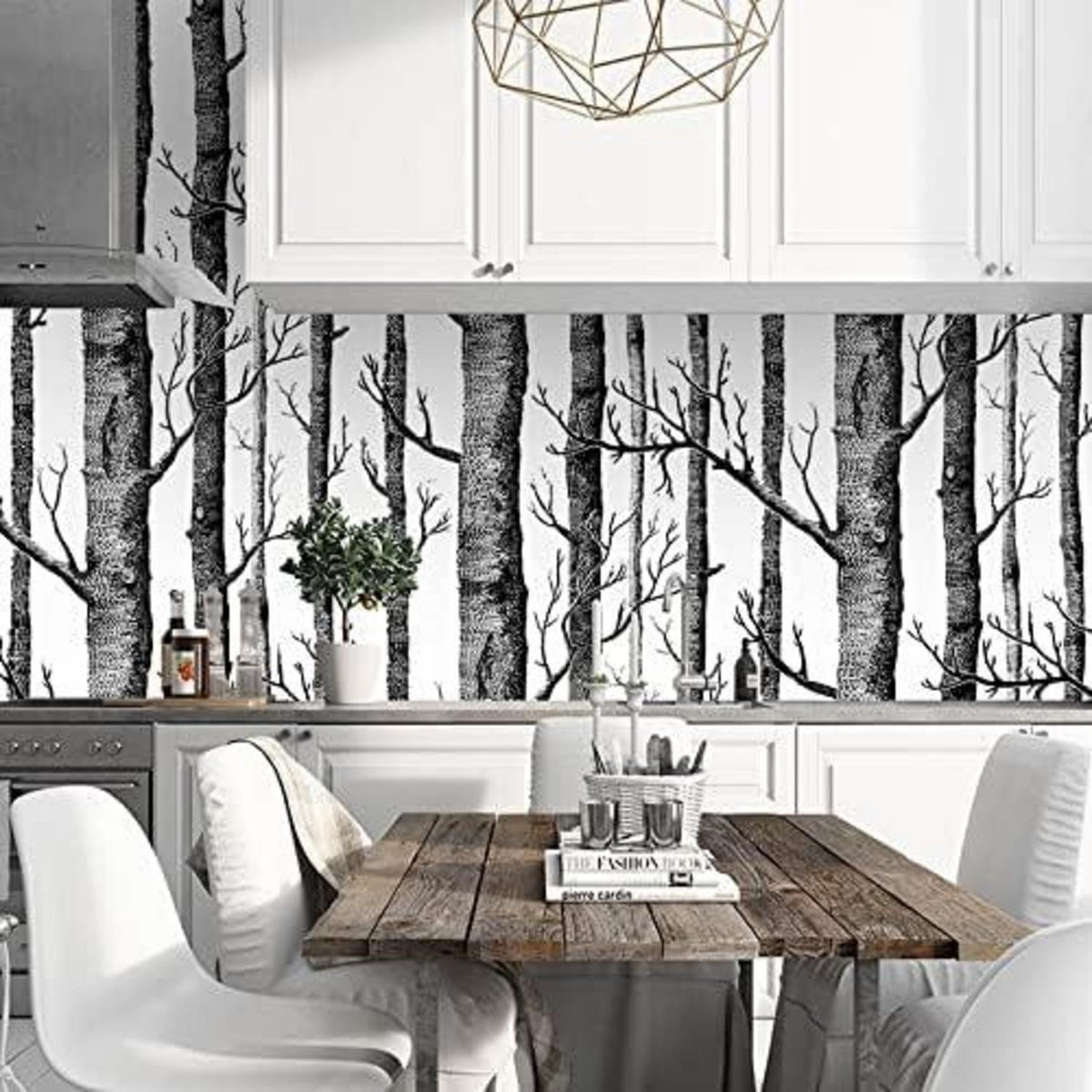 Selbstklebende Tapete Baum PVC Vinyl Dekorfolie 44x300cm
