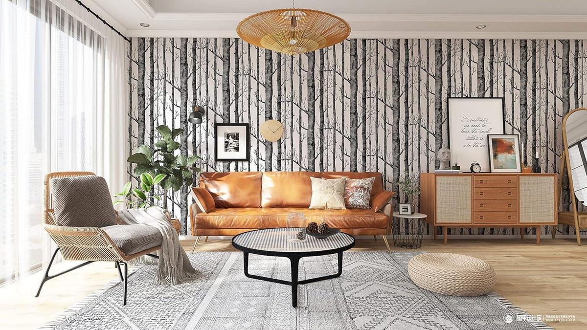 Selbstklebende Tapete Baum PVC Vinyl Dekorfolie 44x300cm
