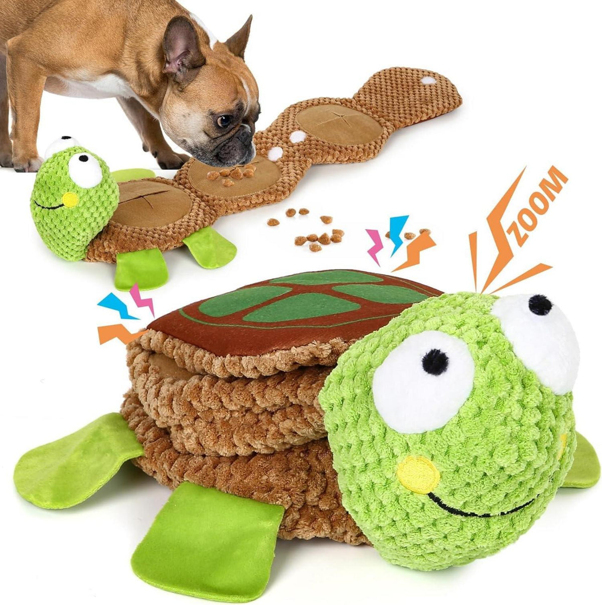 Interaktives Quietsch-Hundespielzeug für alle Hunde
