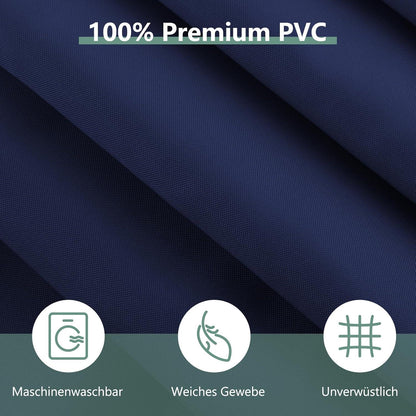 Duschvorhang Anti-schimmel PVC Textil 240x200 cm inkl. 8 Haken