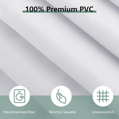 Duschvorhang Anti-Schimmel PVC Textil 180x180 cm