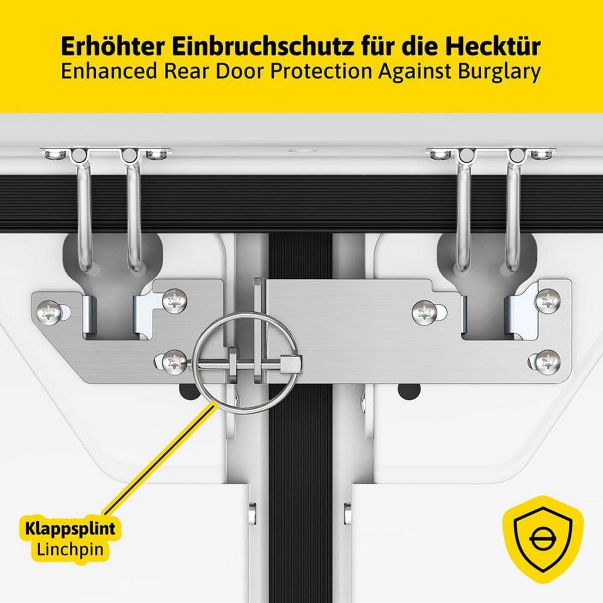 Wohnmobil Hecktürverriegelung Einbruchschutz H1 H2 Dach Upgrade$title