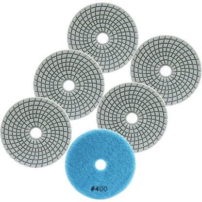 Diamant Polierscheiben 100mm #400 Nass für Granit Marmor