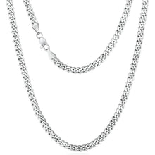 Herren Edelstahl Panzerkette Diamantschliff 14K Gold Cuban