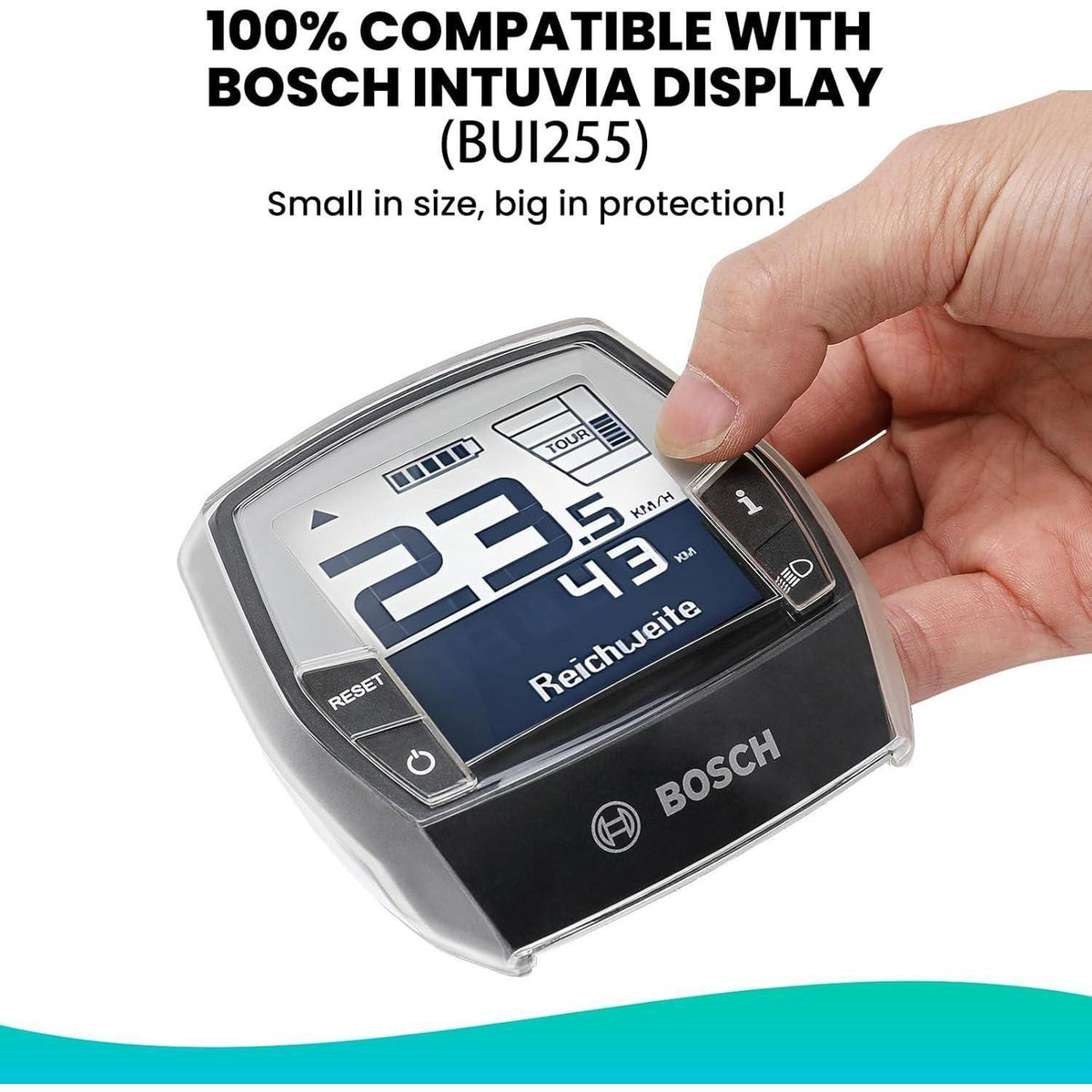 Displayschutz für Bosch Intuvia (2er Pack) - Transparent & Wasserdicht