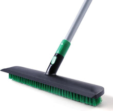 Bodenschrubber Teleskopstiel 2-in-1 Abziehbürste 38cm Bürstenkopf