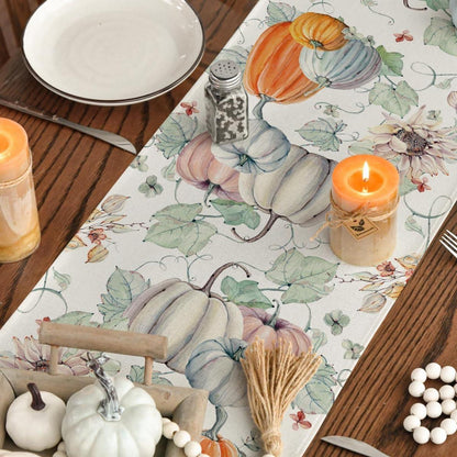 Herbst Tischläufer Artoid Mode Kürbisse Sonnenblumen 40x140 cm