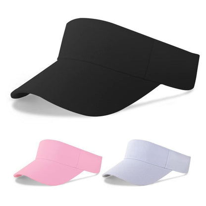 Visor Cap Herren Damen – Atmungsaktiv & Schweißabsorbierend Schwarz