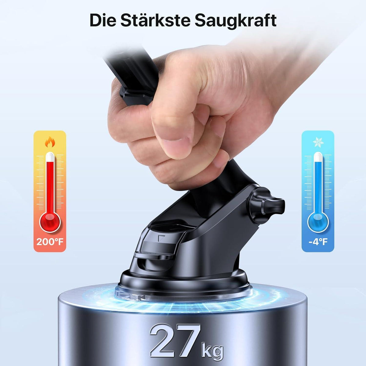 Auto Handyhalterung Saugnapf Lüftung KFZ Halterung 360° für