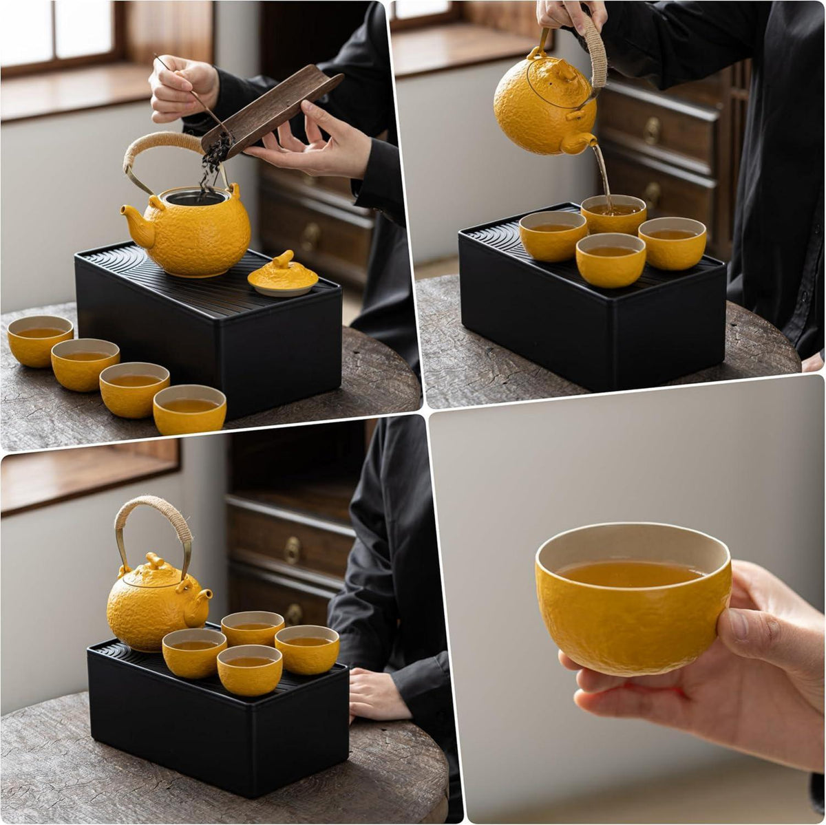 TEANAGOO Teekanne Tragbares japanisches Teeset für Frauen