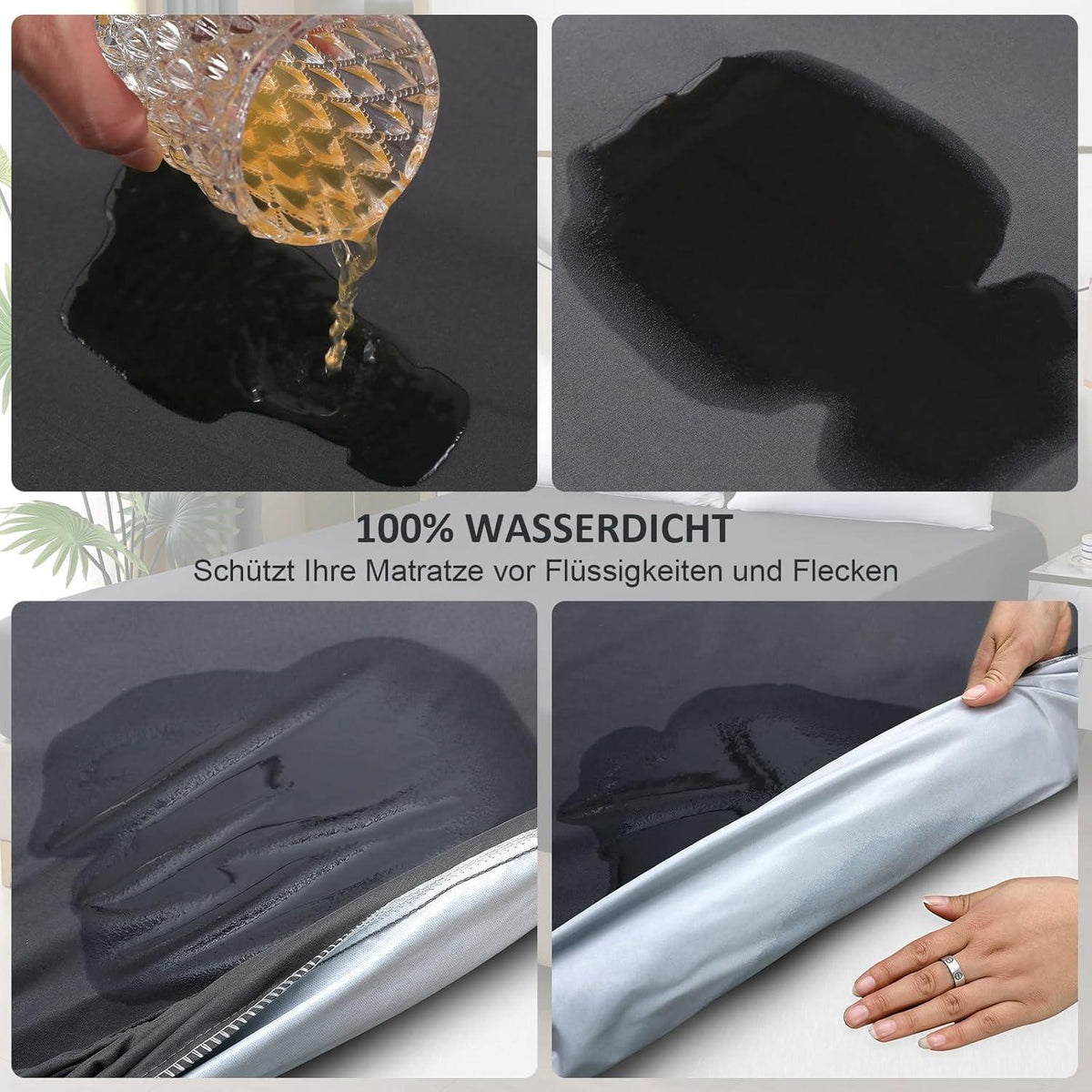 Wasserdichter Matratzenschoner Inkontinenzauflage 200x200cm