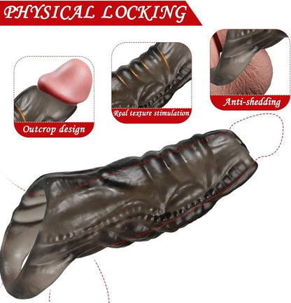 Penishülle mit Vaginalmassage für Männer - BDSMJOY