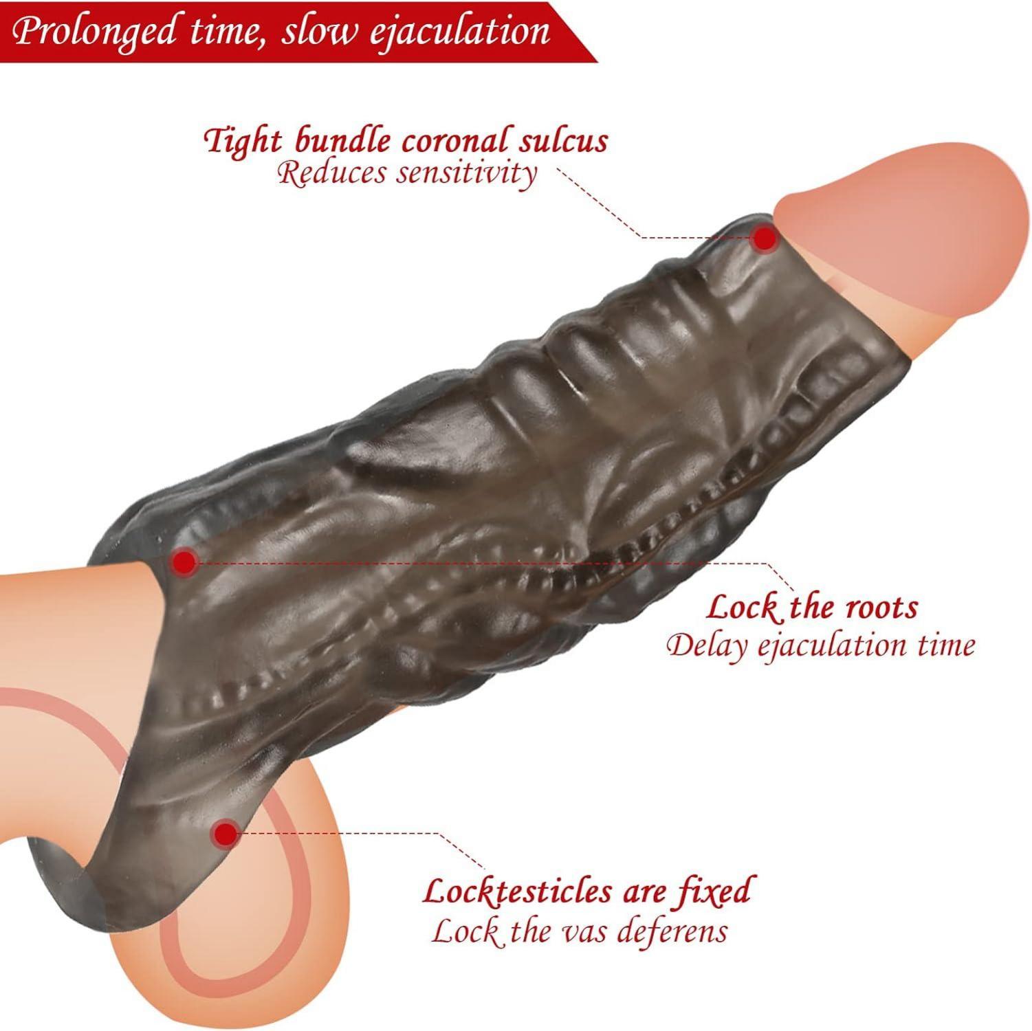 Penishülle mit Vaginalmassage für Männer - BDSMJOY