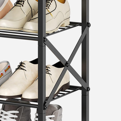 Schuhregal 10 Ebenen – Große Kapazität für 40 Paar Schuhe