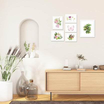 Weiß Bilderrahmen Set Collage 10x15 13x18 20x25 Modern Wand