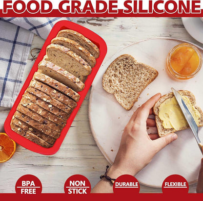 Silikon Brotbackform Antihaft Flexibel BPA-frei Ofenfest