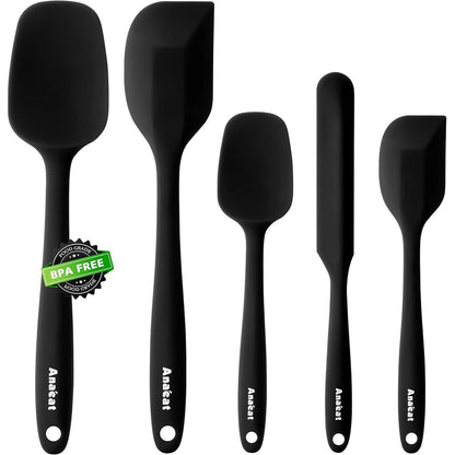 Silikon Spatel Set 5-teilig – Hitzebeständig & Antihaft