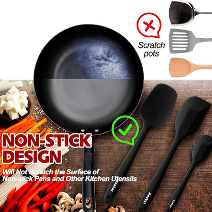 Silikon Spatel Set 5-teilig – Hitzebeständig & Antihaft