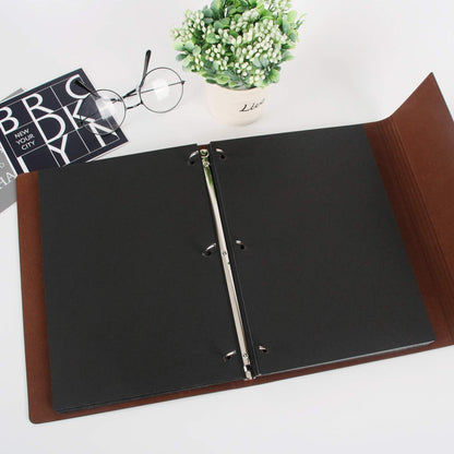Nachfüllseiten für Scrapbooking Album 28x21cm, 20 schwarze Seiten